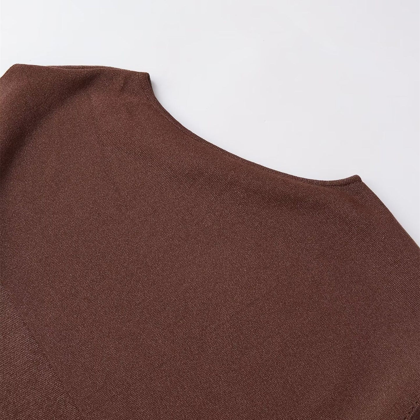 Loose Metallic Thread Knitted Cape Pullover | Tajstylo