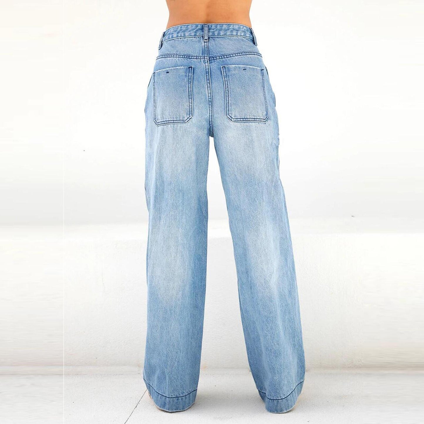 Loose Denim Pants for Women | Tajstylo