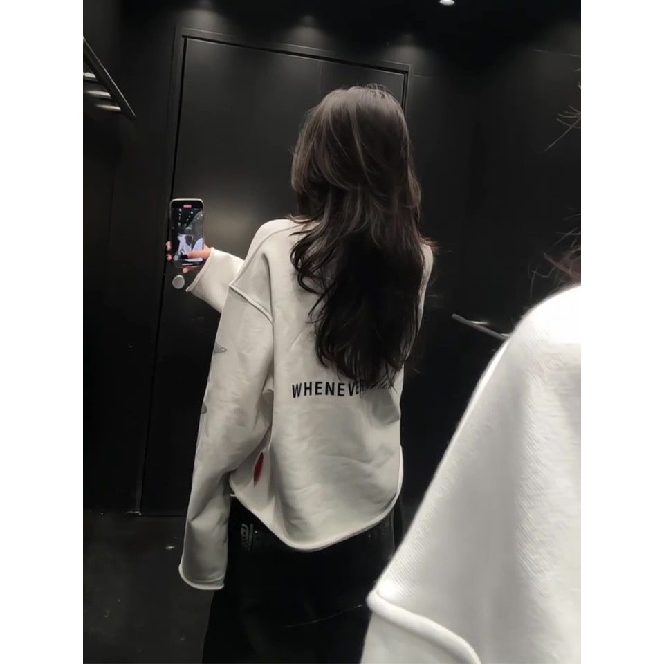 Casual Long Sleeve Hoodie for Women | Tajstylo
