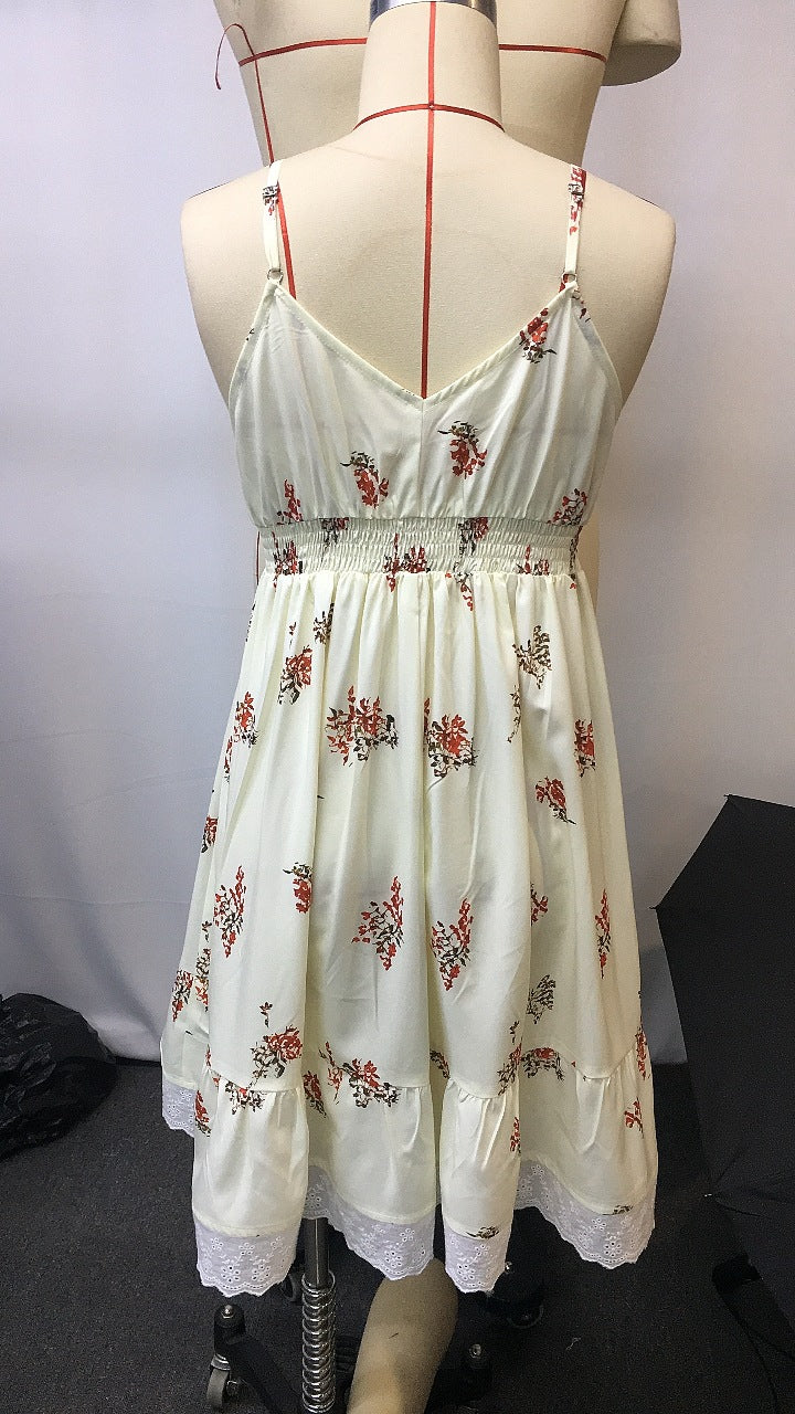 Floral Print Mini Slip Dress | Tajstylo