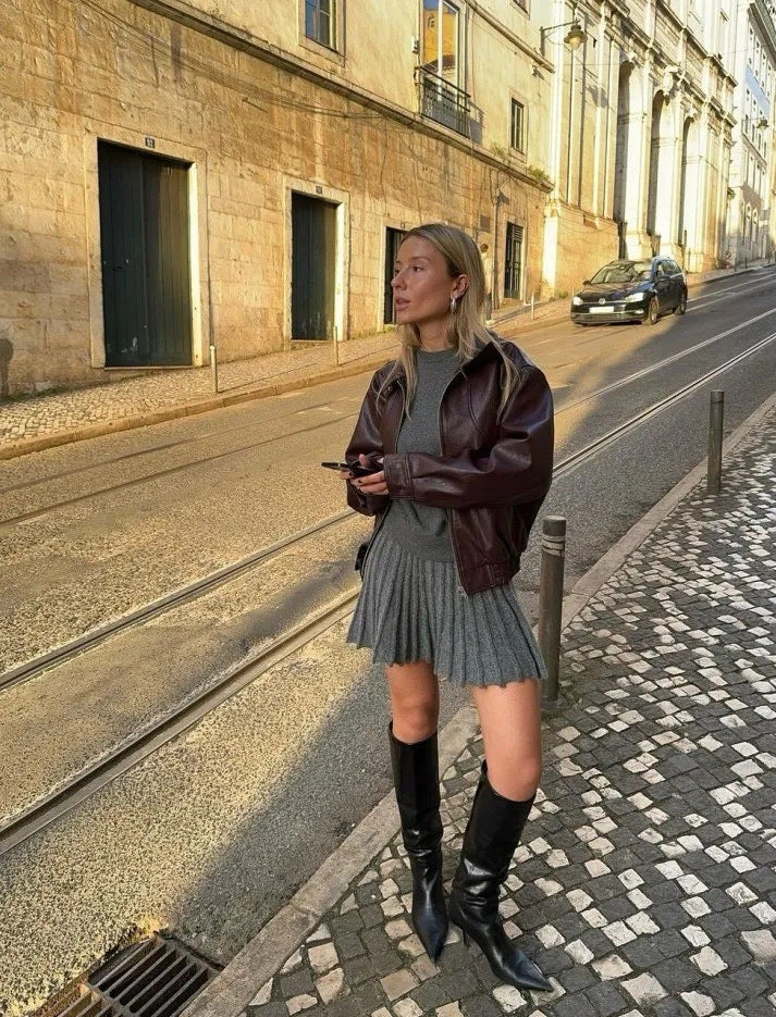 Casual Suede Jacket | Tajstylo