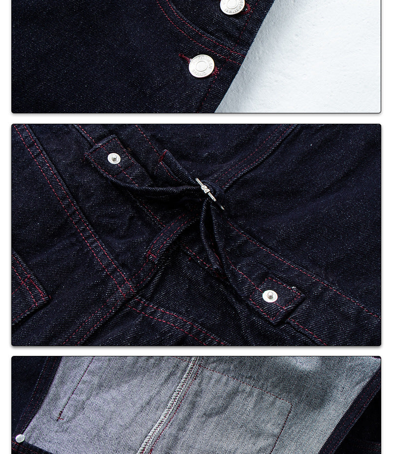 Distressed Denim Overalls | Tajstylo