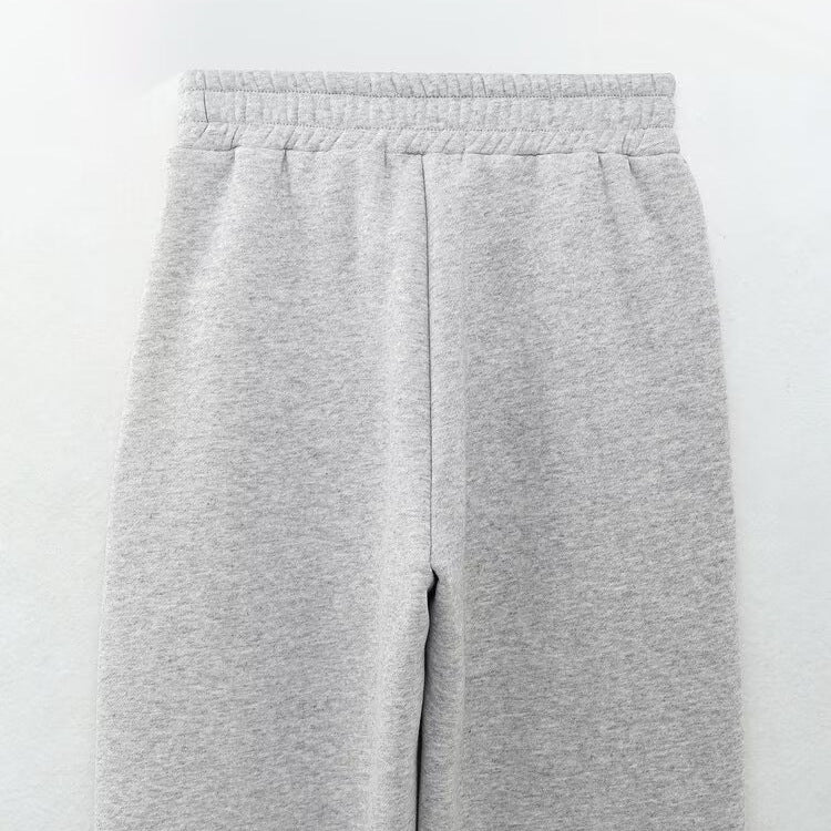 Text Embroidered Hoodie and Joggers Set | Tajstylo