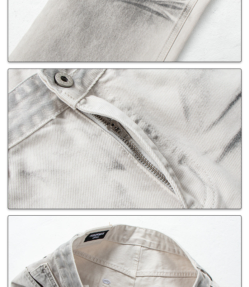 Distressed Flared Denim Pants | Tajstylo