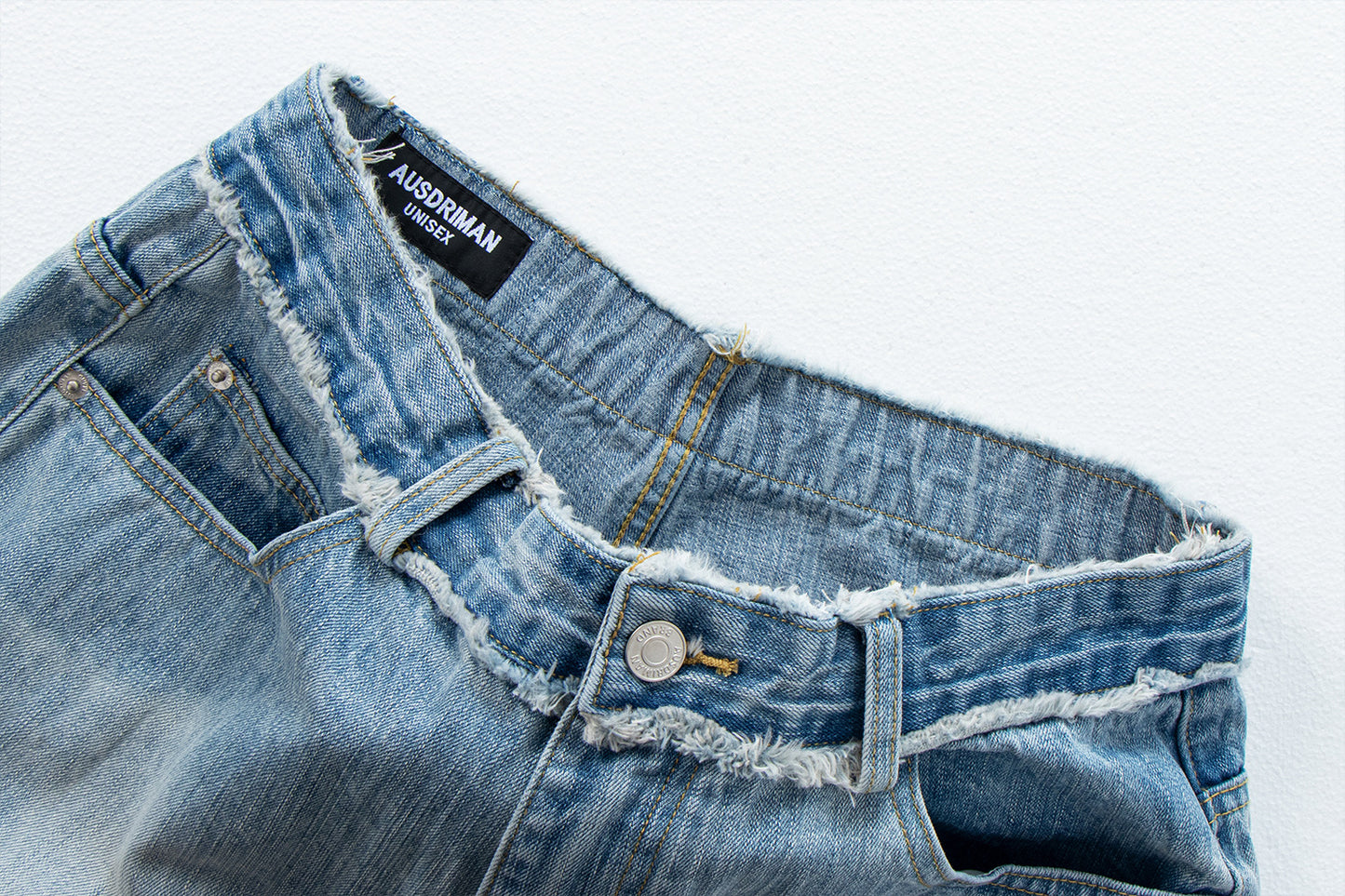 Distressed Loose Fit Straight Leg Jeans | Tajstylo