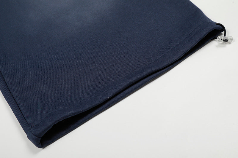 Pleated Fleece-Lined Wide Leg Sweatpants | Tajstylo