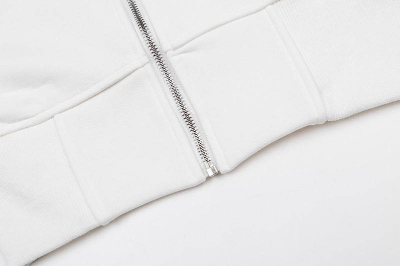 Hooded Sweatshirt with Zipper Pocket | Tajstylo