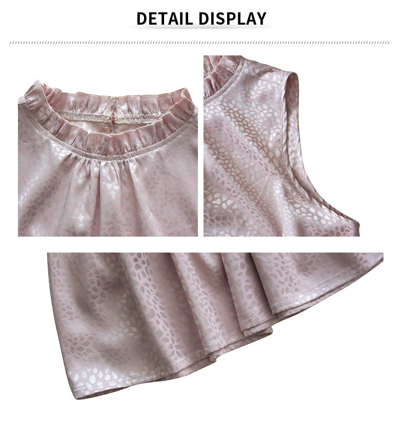 Sleeveless Round Neck Top | Tajstylo