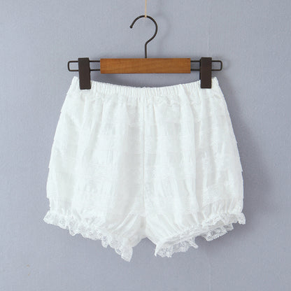 Baby Collar Pleated Top and Cake Layer Shorts Set | Tajstylo