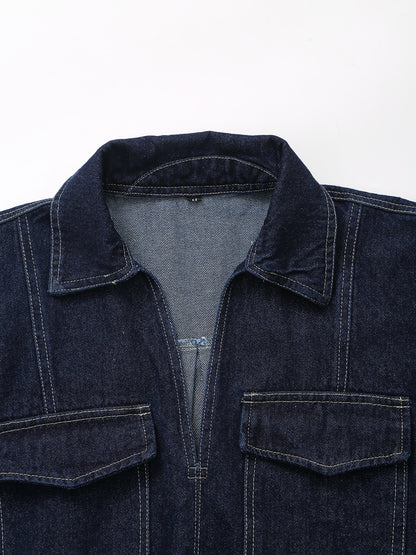 Short Denim Shirt for Women | Tajstylo