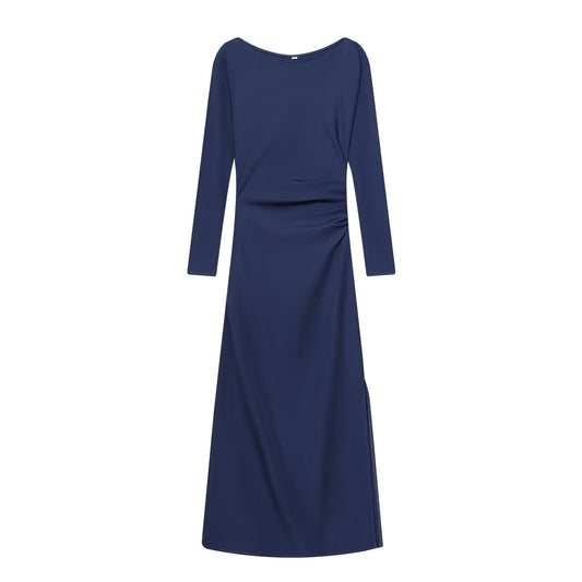 Simple Slit Slim Fit Dress | Tajstylo