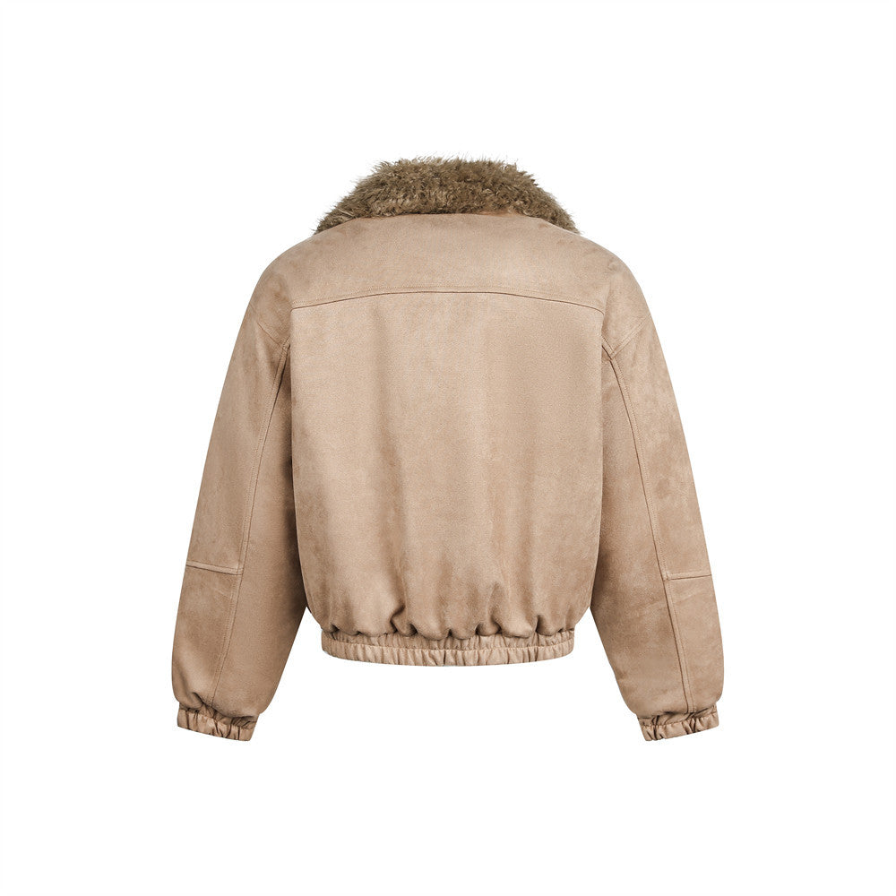 Fur Integrated Cotton Jacket | Tajstylo