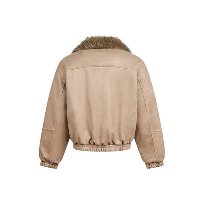 Fur Integrated Cotton Jacket | Tajstylo