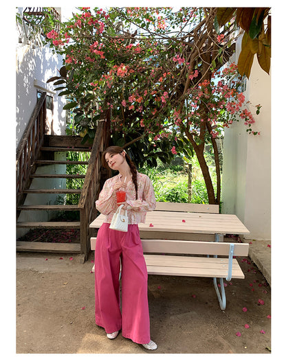 Floral Long Sleeve Shirt | Tajstylo