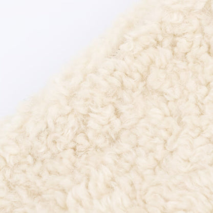 Lamb Fur Suede One-Piece Coat | Tajstylo