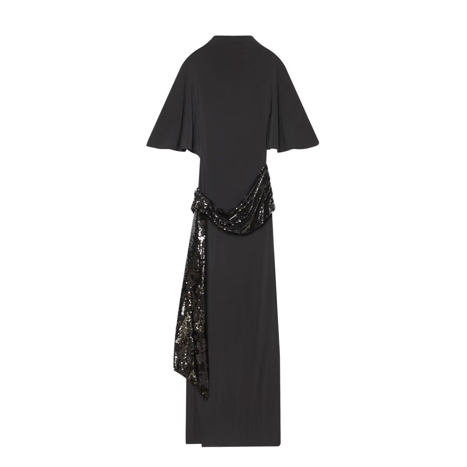 Woman wearing Pearl Belt Midi Dress in a casual setting