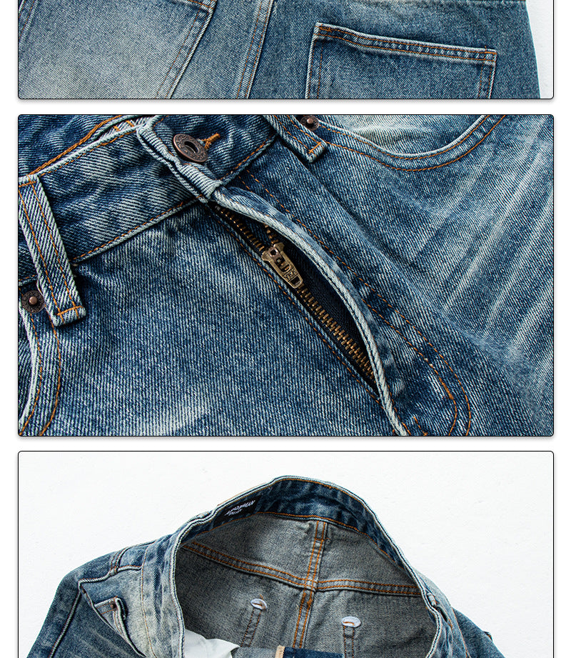 Retro Distressed Flared Jeans | Tajstylo