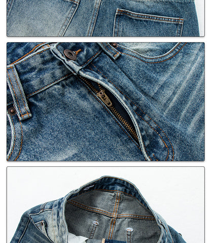 Retro Distressed Flared Jeans | Tajstylo