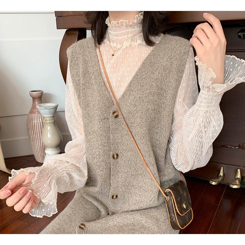 Transparent Korean Lace Blouse | Tajstylo
