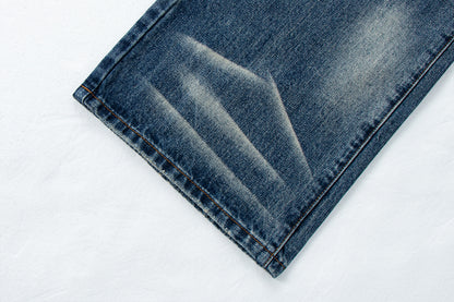 Vintage Washed Wide Leg Denim Pants | Tajstylo