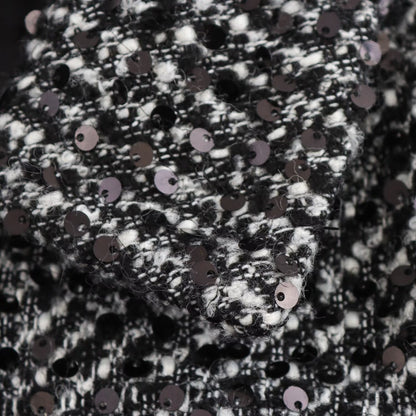 Sequin Patterned Casual Jacket | Tajstylo
