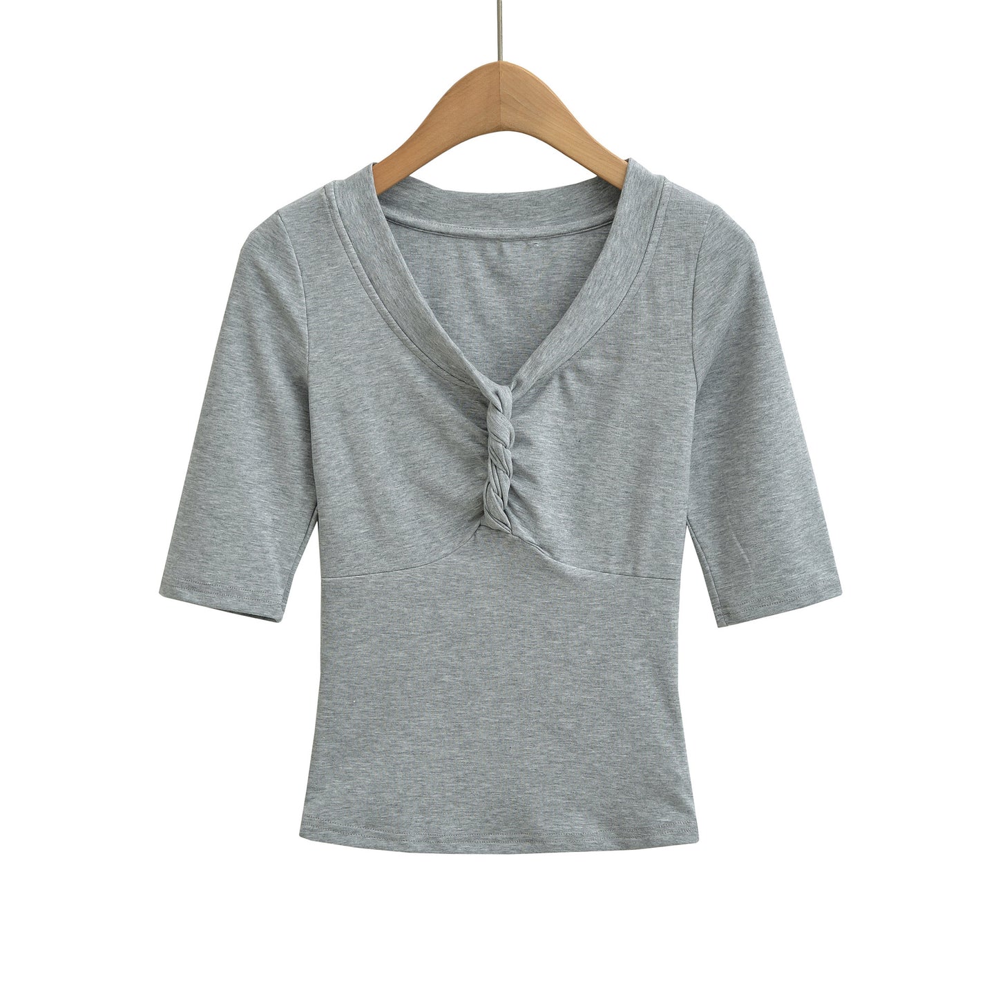 V-Neck Short Sleeve Top for Women | Tajstylo