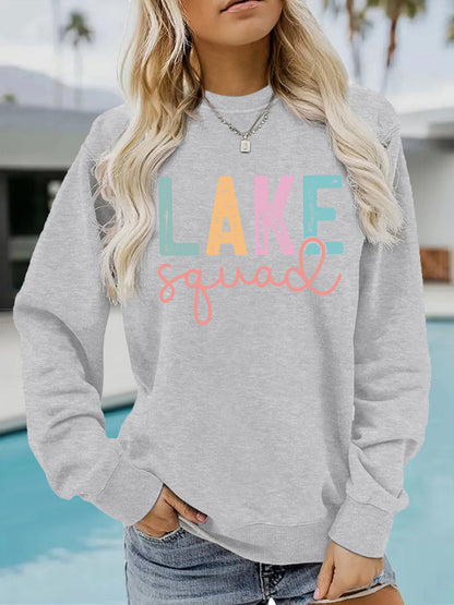 LAKE Printed Hoodie | Tajstylo