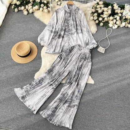 Chic Two Piece Set Top and Pants | Tajstylo