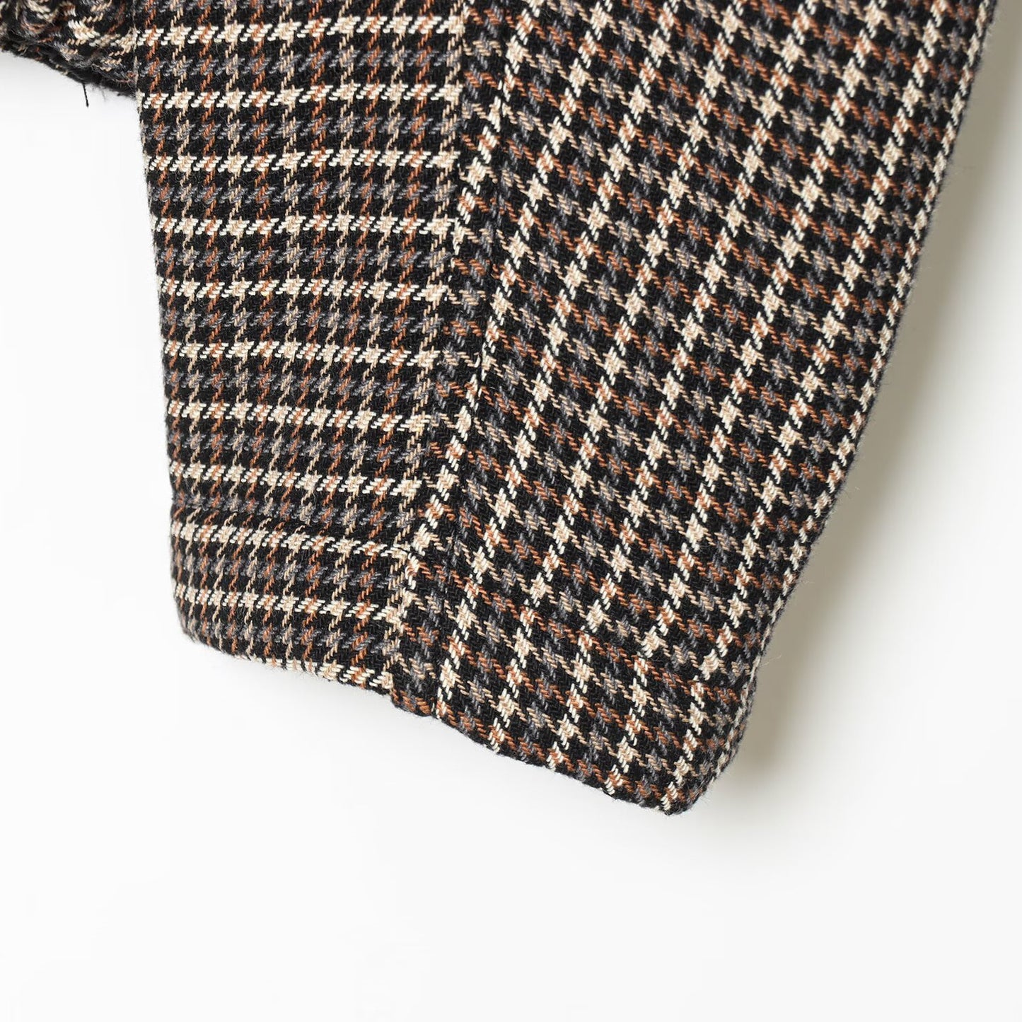 Houndstooth Jacket and Waistband Skirt Pants Set | Tajstylo