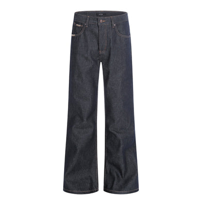Woman wearing Micro Flared Denim Pants in a stylish setting