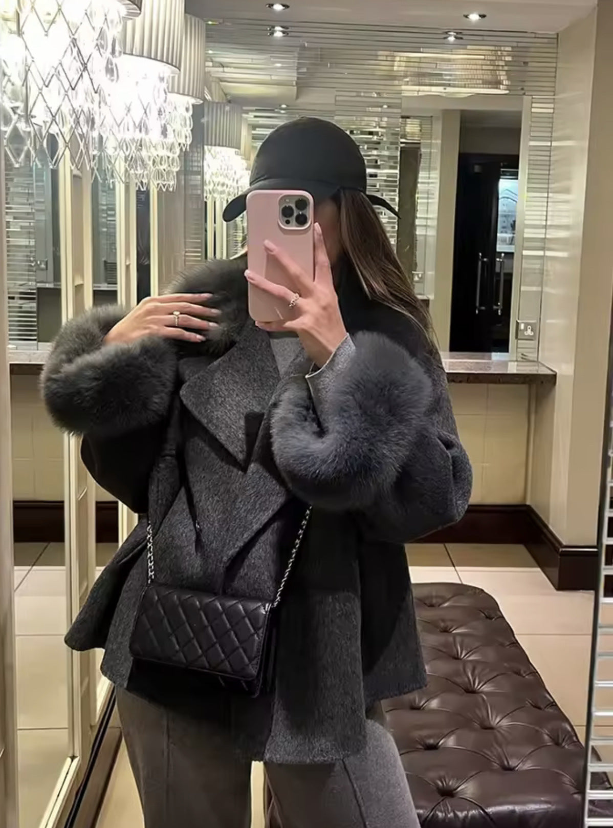Casual Wool Blend Coat | Tajstylo
