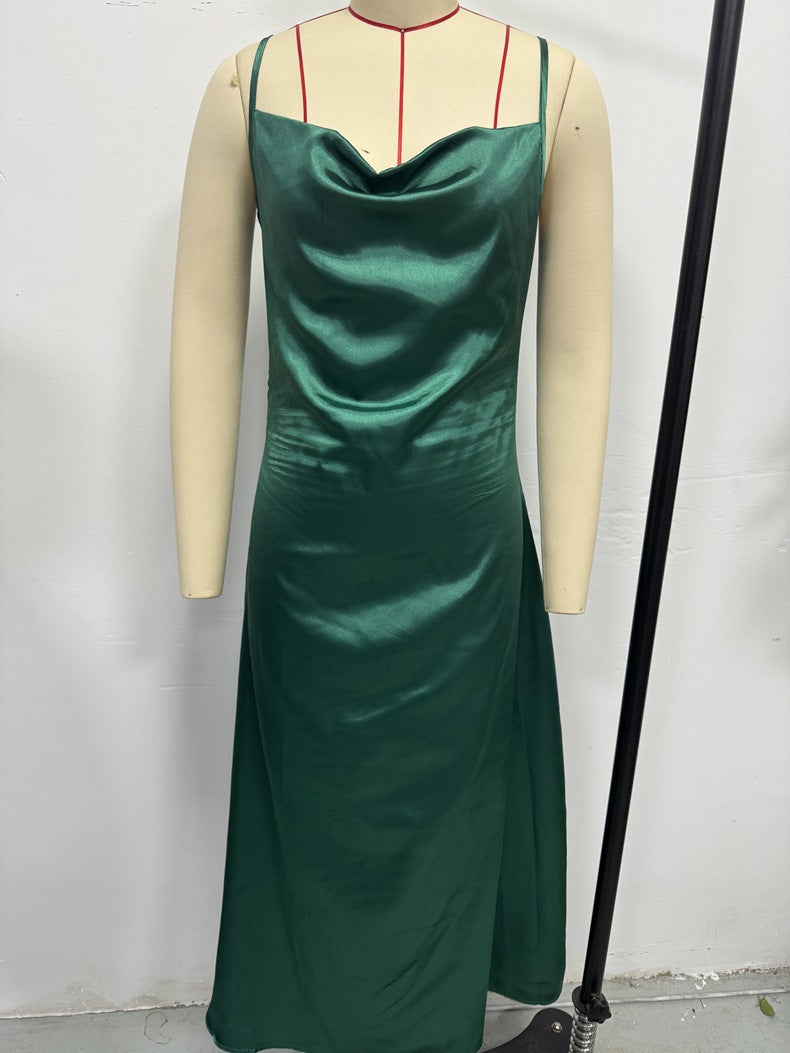 Pleated Sleeveless Dress | Tajstylo