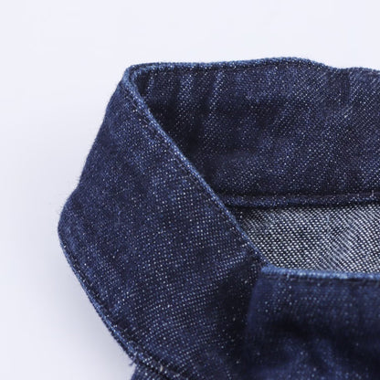 Halter Neck Denim Dress | Tajstylo