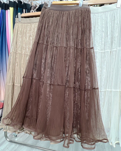 High Waisted A-Line Skirt | Tajstylo