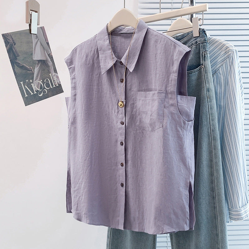 Woman wearing Loose Casual Shirt for Women in a casual setting