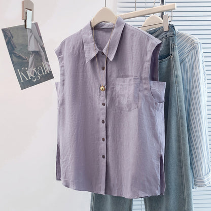 Woman wearing Loose Casual Shirt for Women in a casual setting