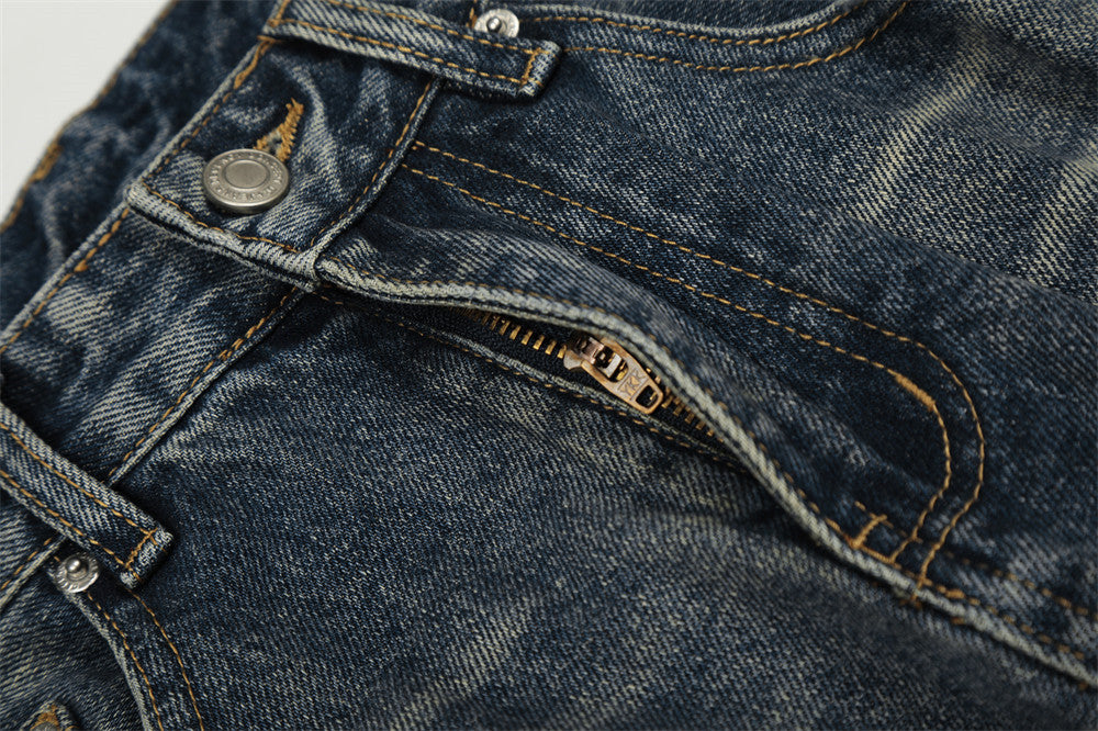 Whitewashed Loose Denim Pants | Tajstylo