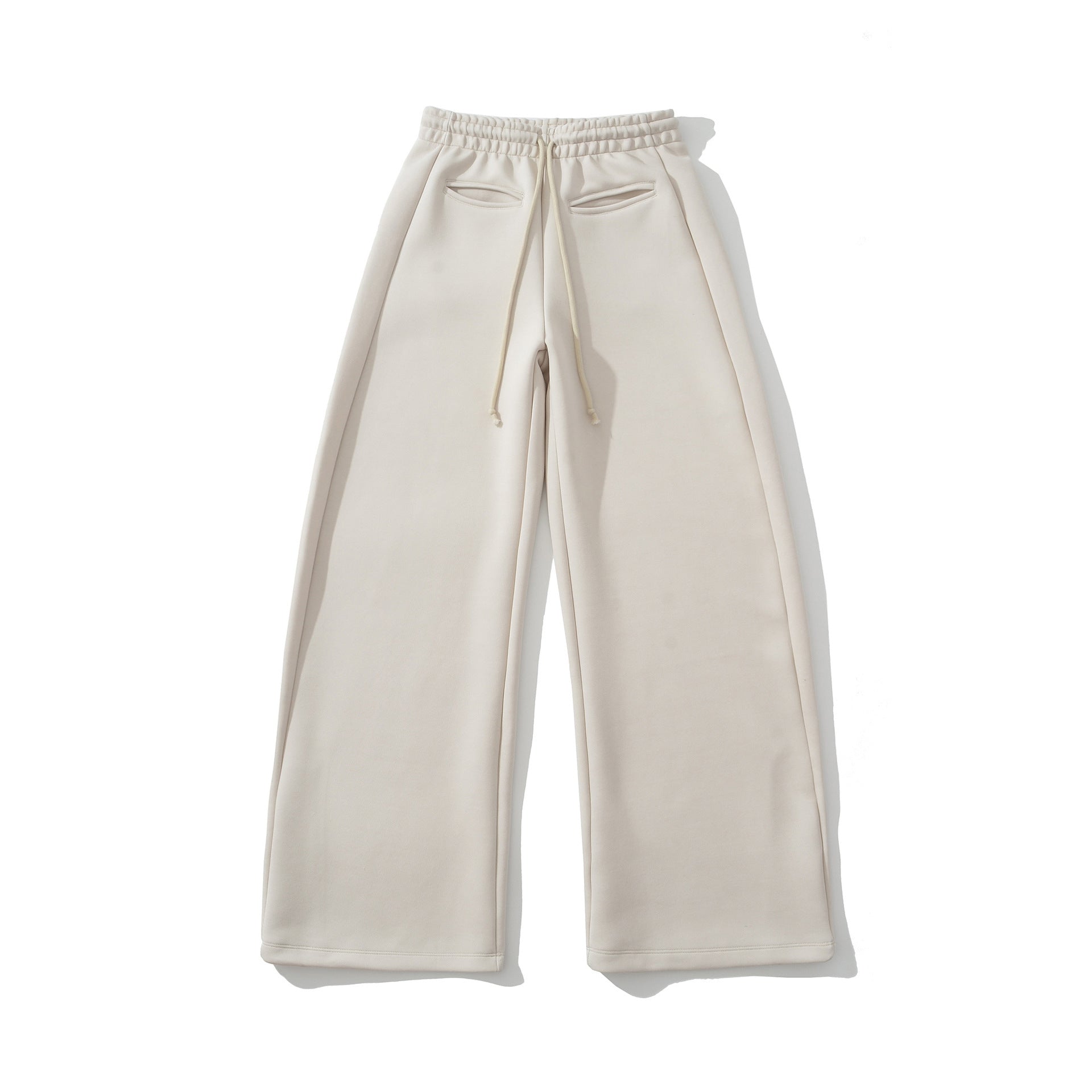 Woman wearing Drawstring Wide Leg Pants in a casual setting