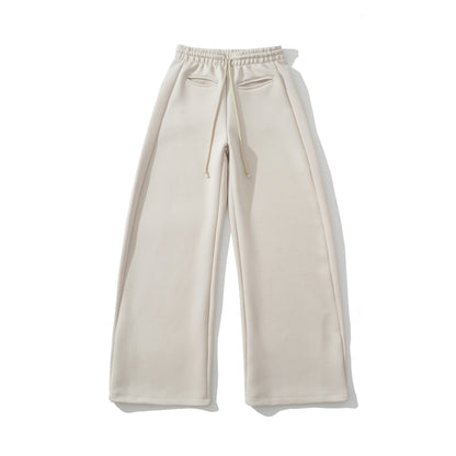 Woman wearing Drawstring Wide Leg Pants in a casual setting