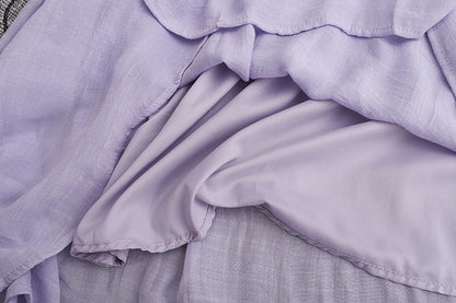 Solid Color A-Line Skirt | Tajstylo