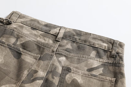 Camouflage Long Dress | Tajstylo