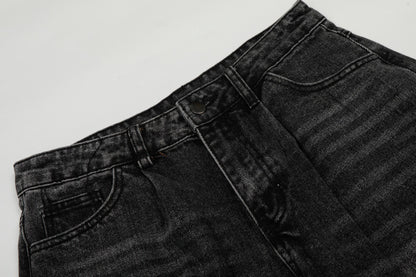 Color Blocked Denim Pants | Tajstylo
