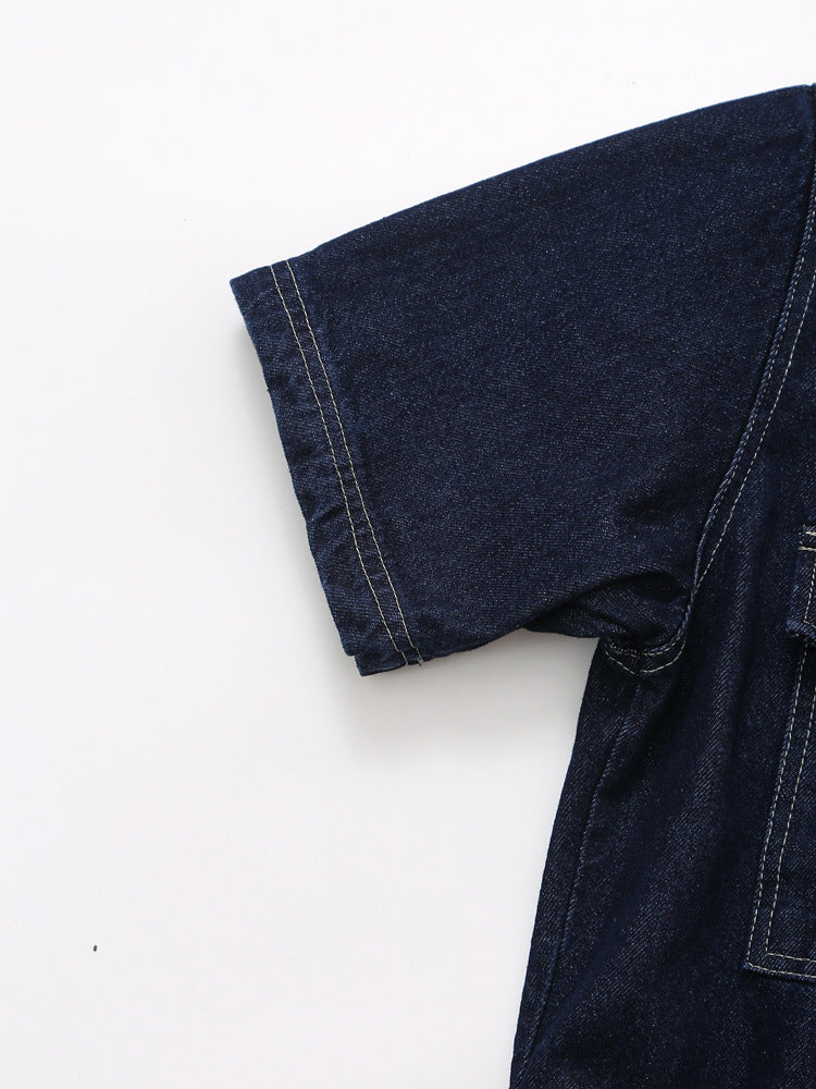 Short Denim Shirt for Women | Tajstylo