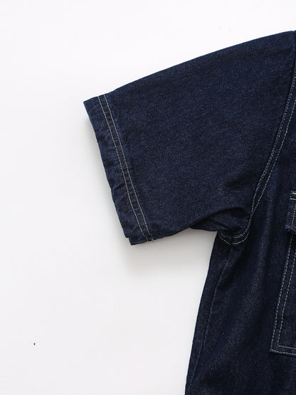 Short Denim Shirt for Women | Tajstylo