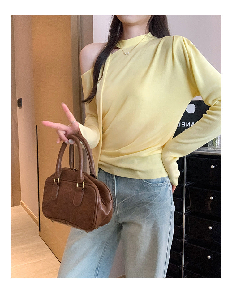 Lace Up Butterfly Long Sleeve Top | Tajstylo