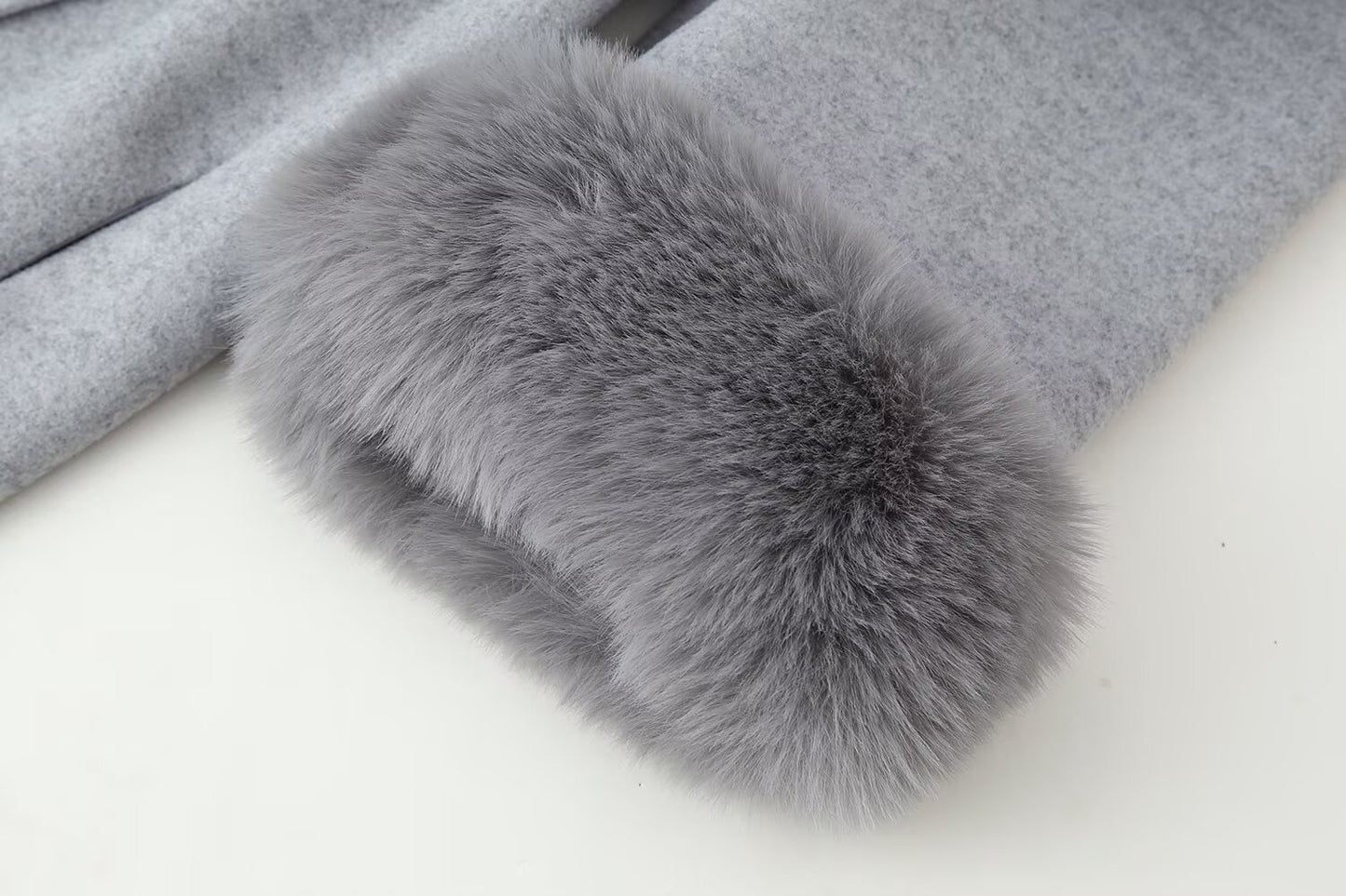 Casual Wool Blend Coat | Tajstylo