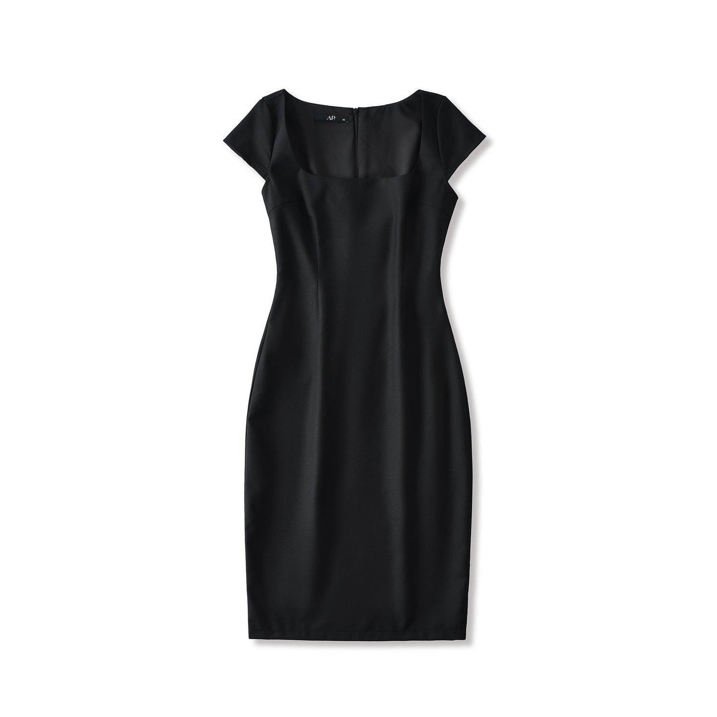 Solid Color Square Neck Pullover Dress | Tajstylo