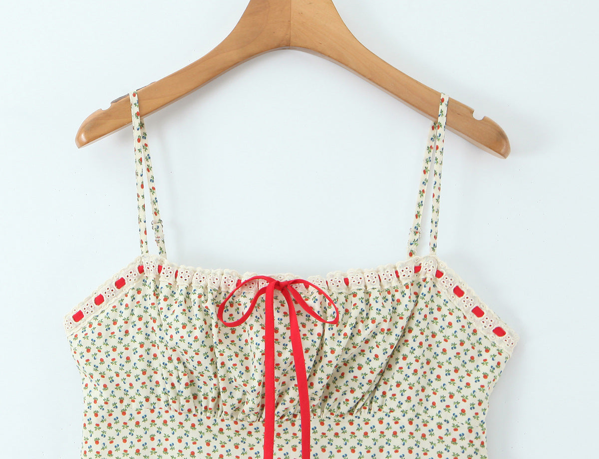 Floral Camisole Long Skirt | Tajstylo