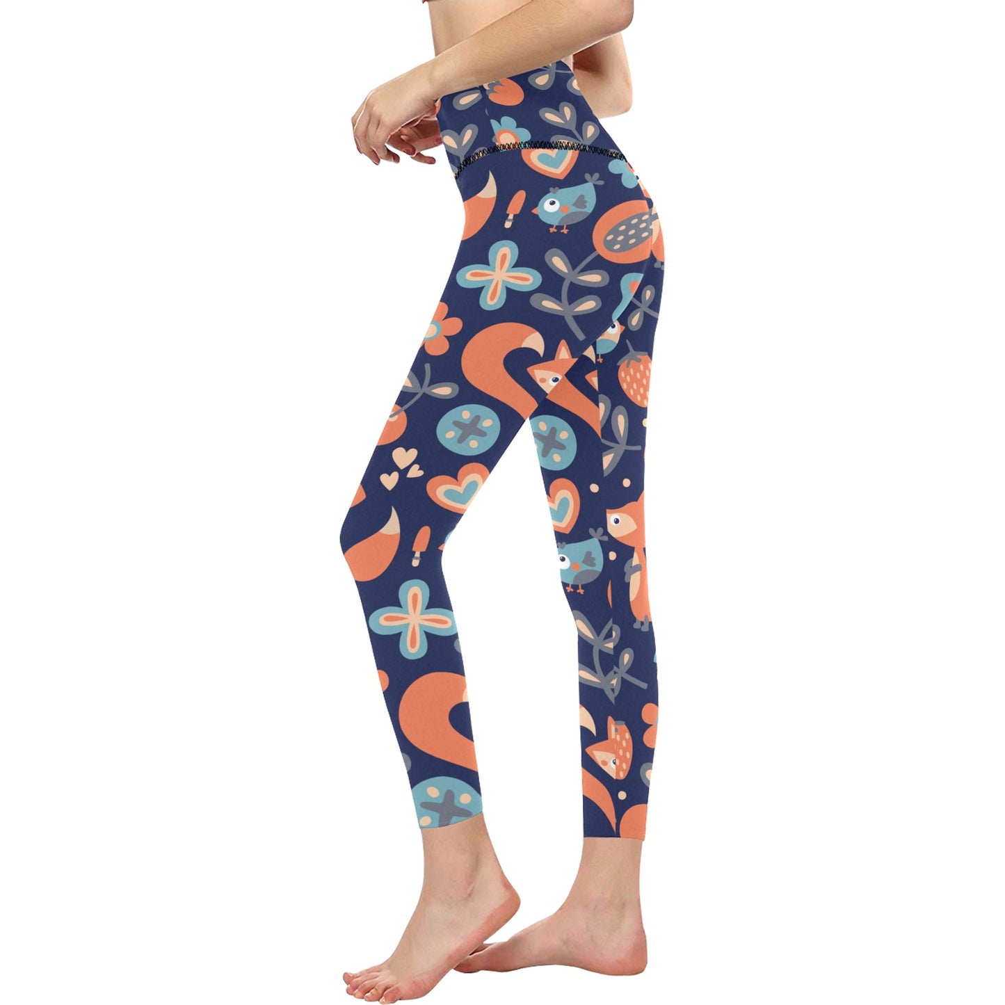 Woman wearing High-Waisted Active Leggings for Women in a fitness setting