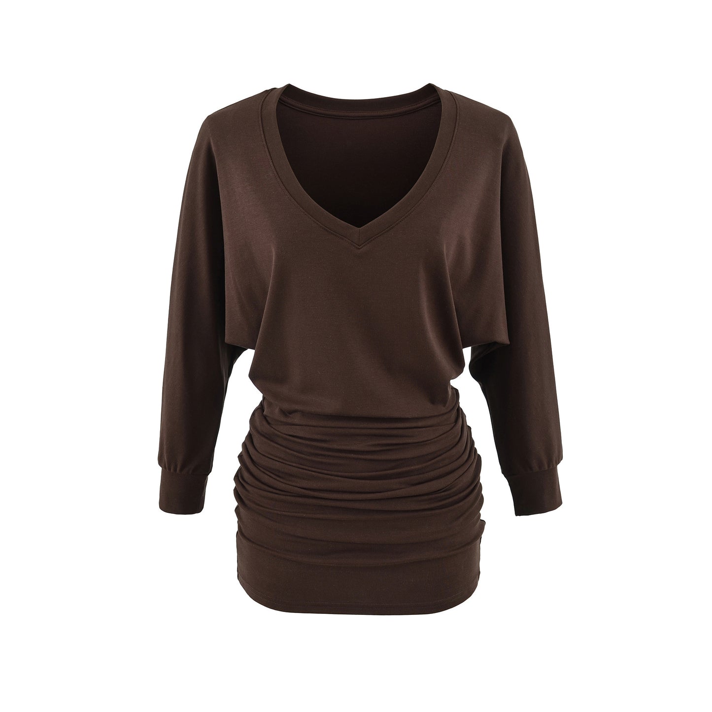 Long Sleeved Color Block Dress | Tajstylo